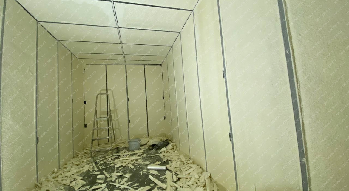 Теплоизоляция контейнеров пенополиуретаном