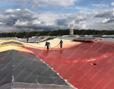 Утепление плоских кровель, СНТ Казанское