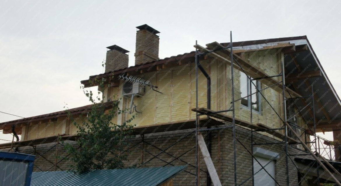 Утепление дома из клееного бруса ппу 