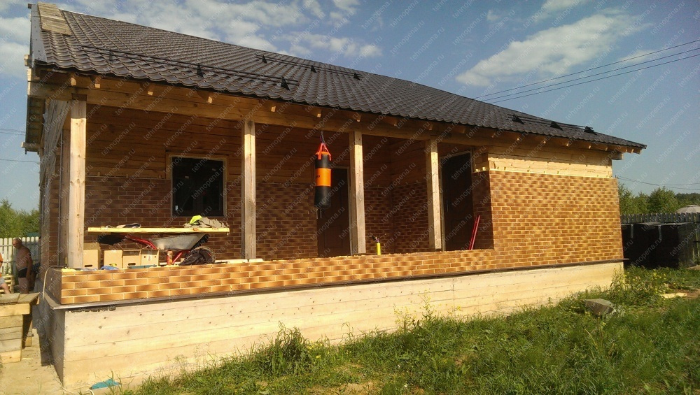 Утепление деревянного дома термопатнелями ппу