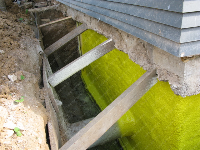 Гидроизоляция фундаментов